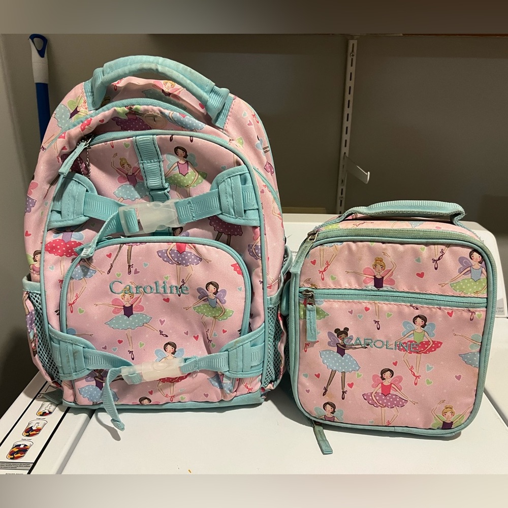Pottery barn backpack and lunchbox